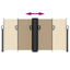 sammenrullelig sidemarkise 120x1000 cm beige