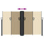 sammenrullelig sidemarkise 140x1000 cm beige
