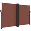 sammenrullelig sidemarkise 160x1000 cm brun