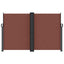 sammenrullelig sidemarkise 160x1000 cm brun