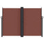 sammenrullelig sidemarkise 180x1000 cm brun