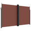 sammenrullelig sidemarkise 200x1000 cm brun