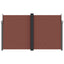 sammenrullelig sidemarkise 200x1000 cm brun