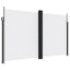 sidemarkise 200x1000 cm sammenrullelig hvid