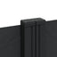 sammenrullelig sidemarkise 220x1000 cm sort