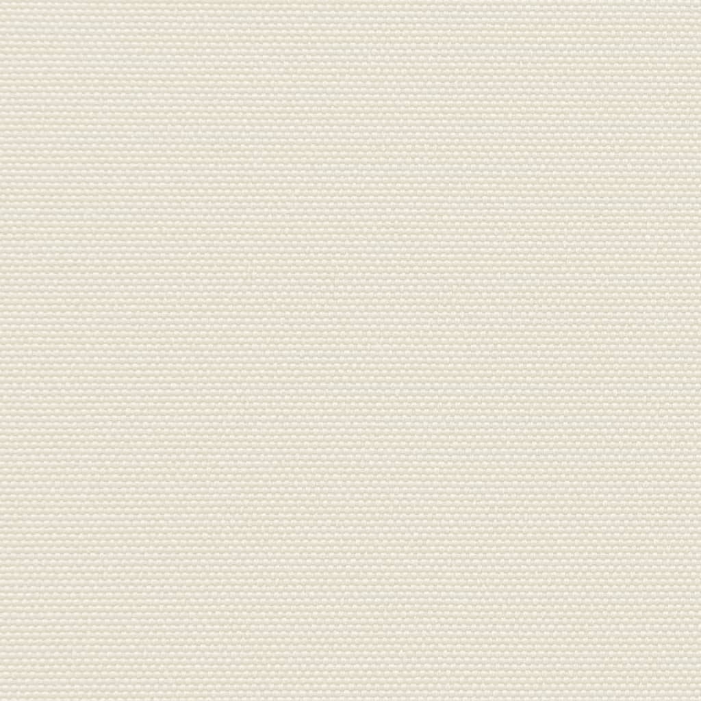 sammenrullelig sidemarkise 220x1000 cm cremefarvet