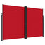 sammenrullelig sidemarkise 220x1000 cm rød