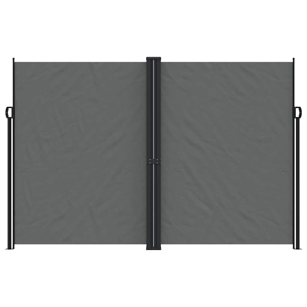 sammenrullelig sidemarkise 220x1000 cm antracitgrå
