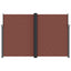 sammenrullelig sidemarkise 220x1000 cm brun