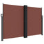 sammenrullelig sidemarkise 160x1200 cm brun