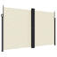 sammenrullelig sidemarkise 200x1200 cm cremefarvet
