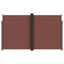 sammenrullelig sidemarkise 200x1200 cm brun
