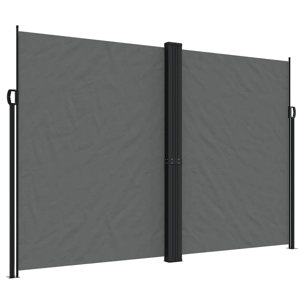 sammenrullelig sidemarkise 220x1200 cm antracitgrå