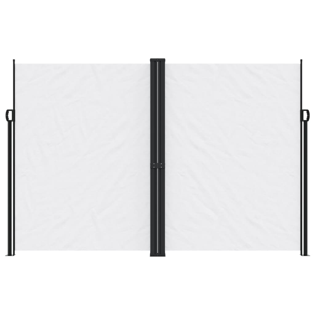 sidemarkise 220x1200 cm sammenrullelig hvid