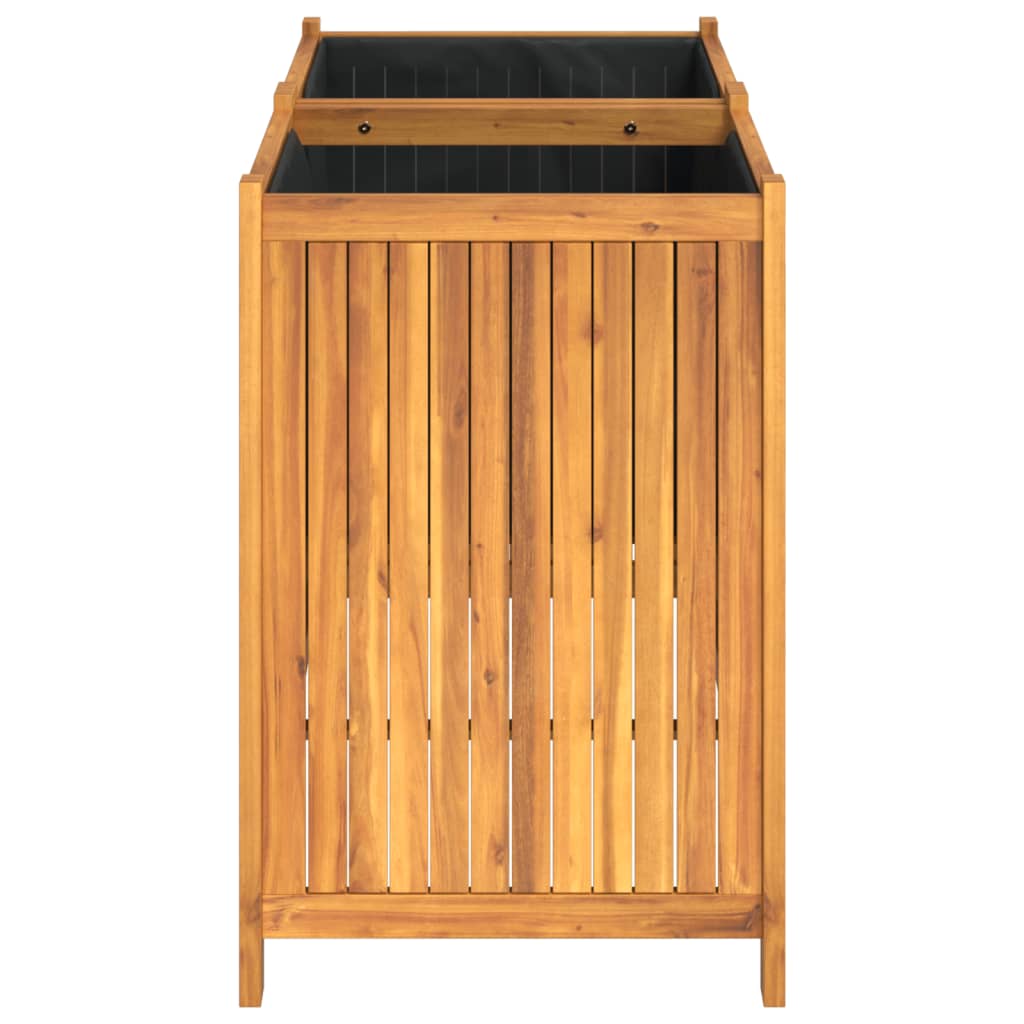 plantekasse med for 100x50x75 cm massivt akacietræ