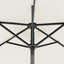 parasol med stålstang 225x225x212 cm hvid