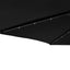 parasol med LED-lys og stålstang 225x225x212 cm sort