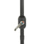 haveparasol med LED-lys og stålstang 248x248x248 cm brun