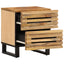 sengebord 40x34x46 cm massivt ru mangotræ