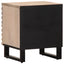 sengebord 40x34x46 cm massivt bleget mangotræ