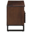 tv-bord 100x34x46 cm massivt mangotræ brun