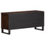 tv-bord 100x34x46 cm massivt mangotræ brun