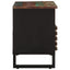 tv-bord 100x34x46 cm massivt akacietræ