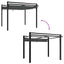 pavillon med sammenrulleligt tag 3x3 cm aluminium antracitgrå