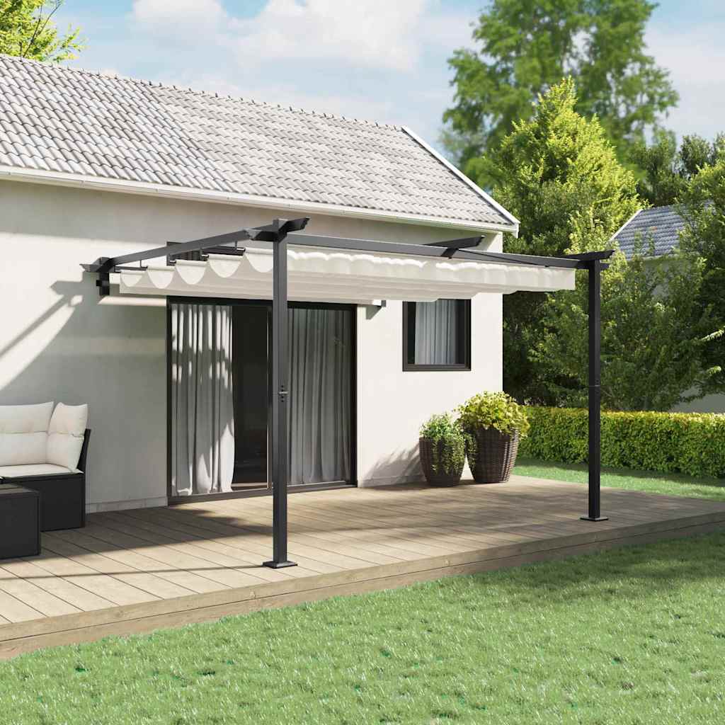 Pavillon 300 x 300 x 200 cm Cremefarvet Polyester
