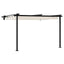 Pavillon 300 x 300 x 200 cm Cremefarvet Polyester