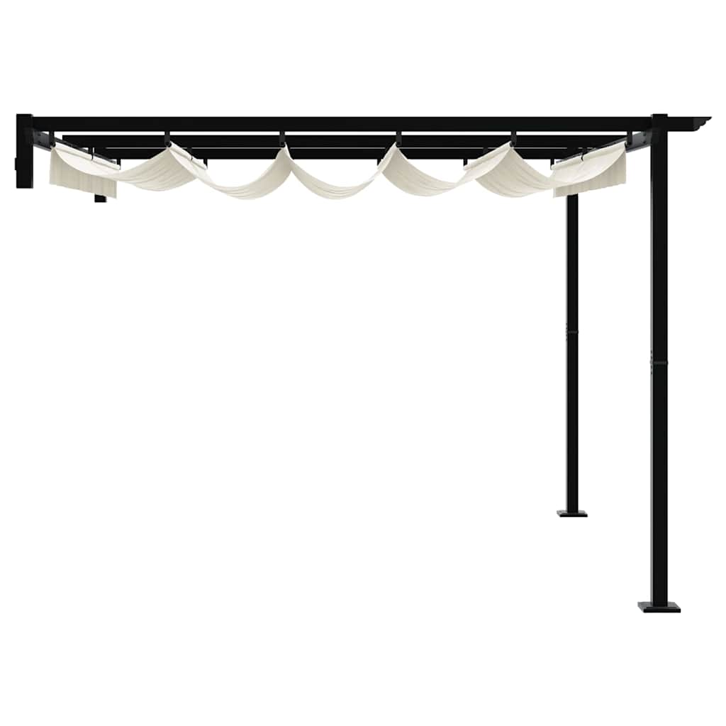 Pavillon 300 x 300 x 200 cm Cremefarvet Polyester