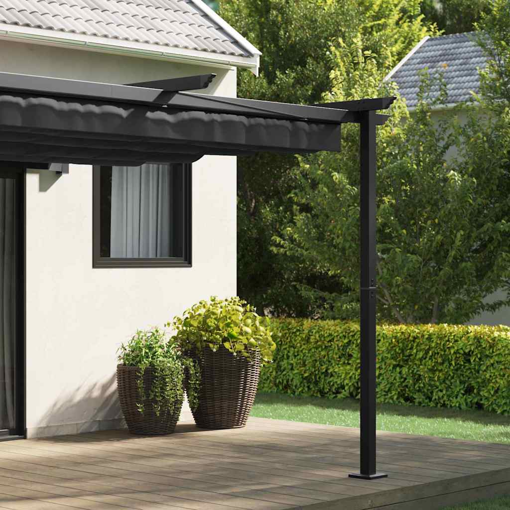 Pavillon 300 x 300 x 200 cm Antracit Polyester