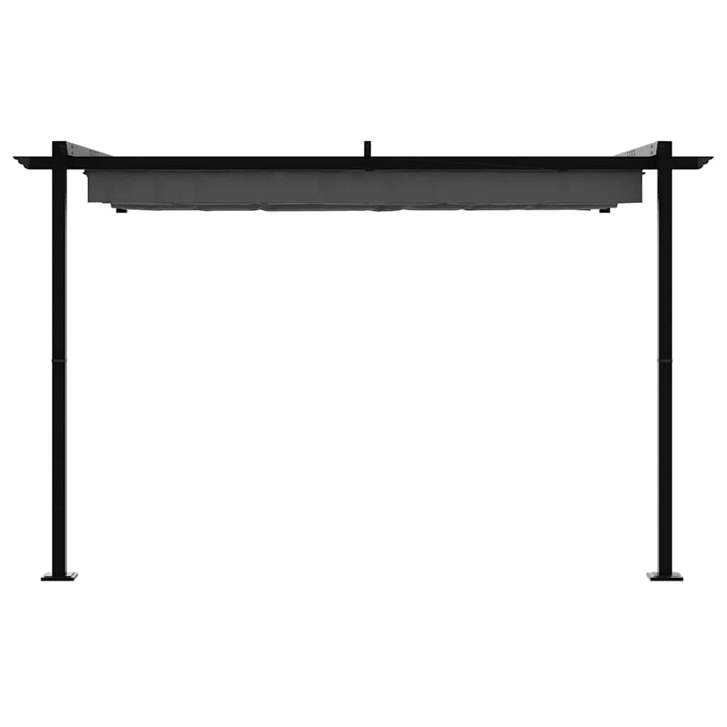 Pavillon 300 x 300 x 200 cm Antracit Polyester