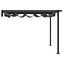 Pavillon 300 x 300 x 200 cm Antracit Polyester