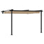 Pavillon 300 x 300 x 200 cm Gråbrun Polyester