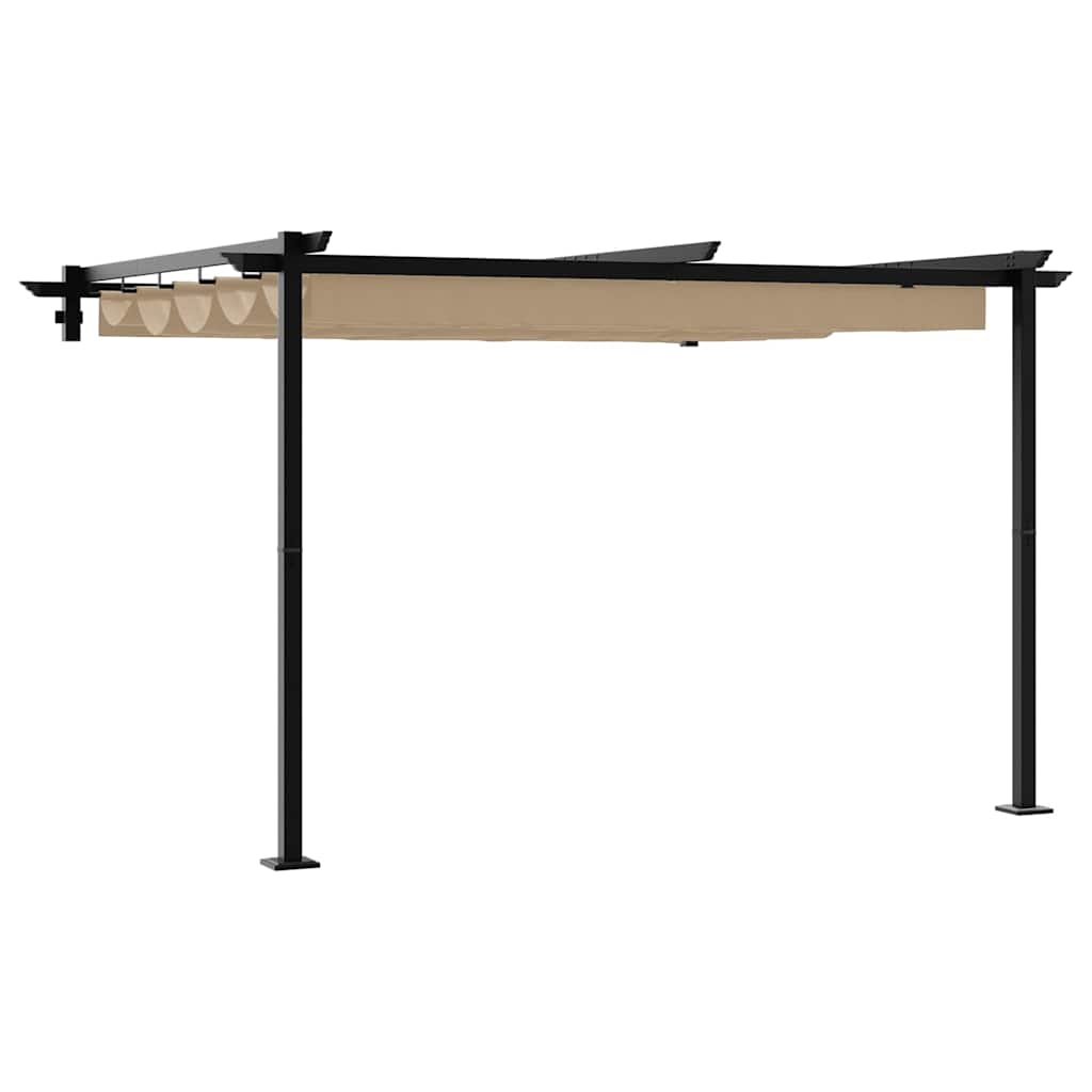 Pavillon 300 x 300 x 200 cm Gråbrun Polyester