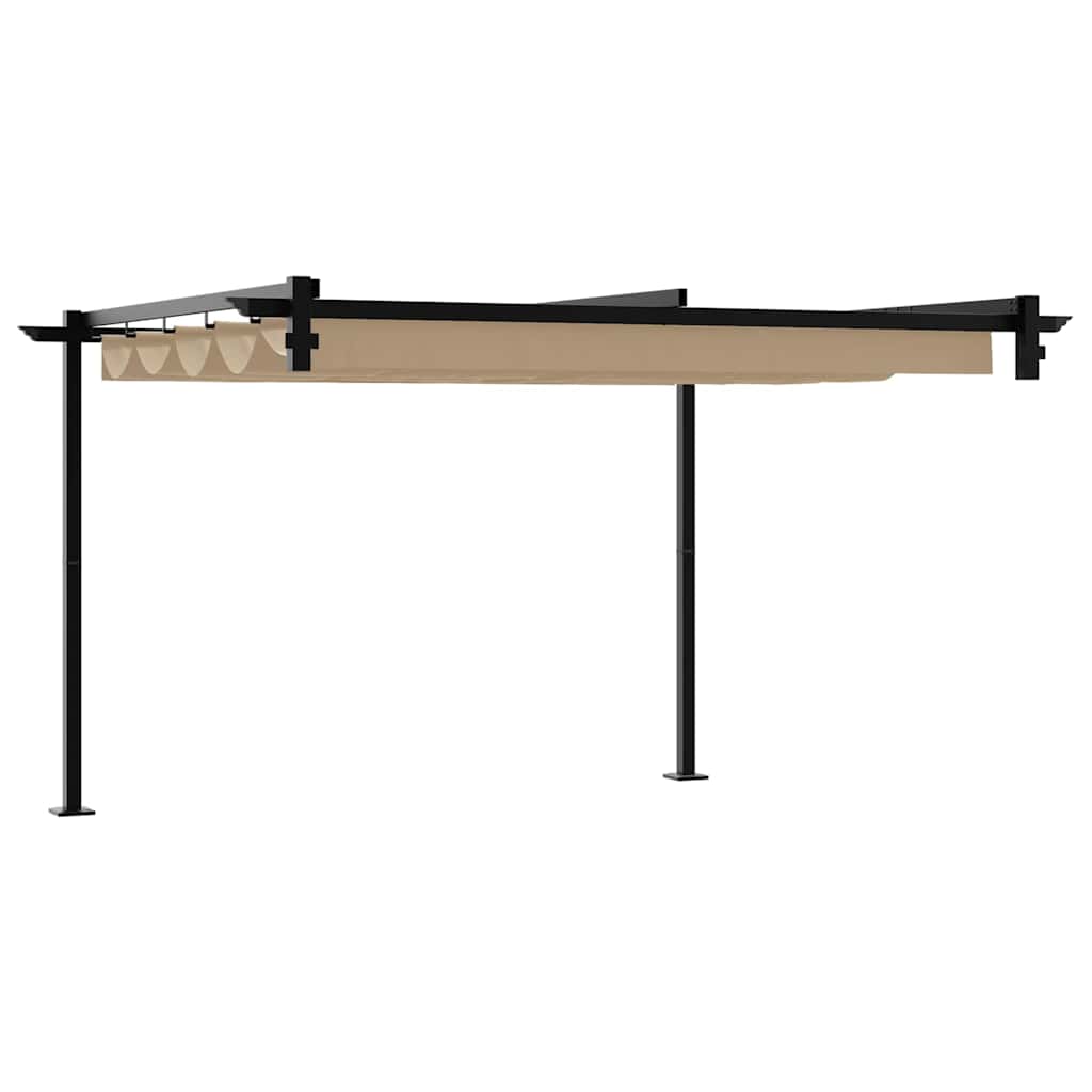 Pavillon 300 x 300 x 200 cm Gråbrun Polyester