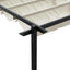 Pavillon 400 x 300 x 200 cm Cremefarvet Polyester