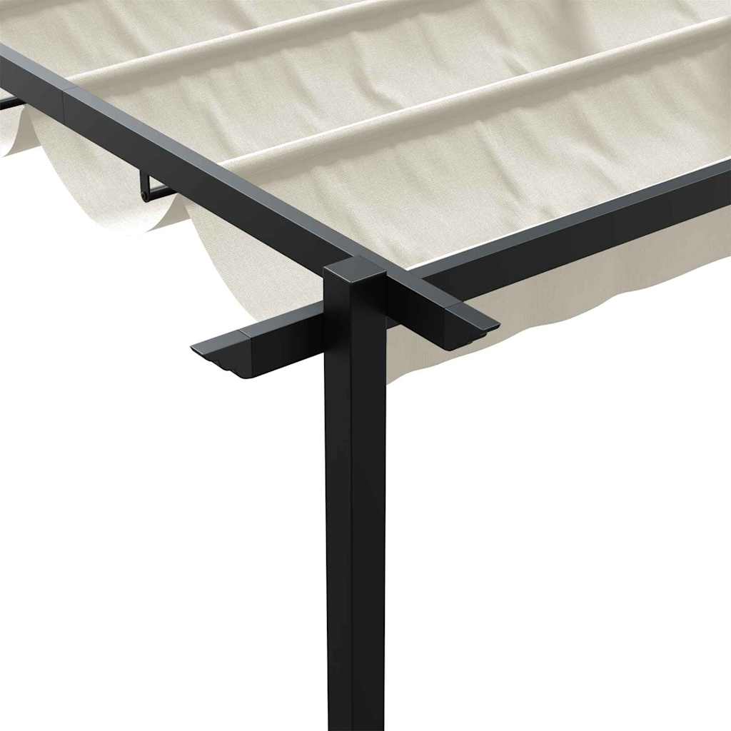 Pavillon 400 x 300 x 200 cm Cremefarvet Polyester