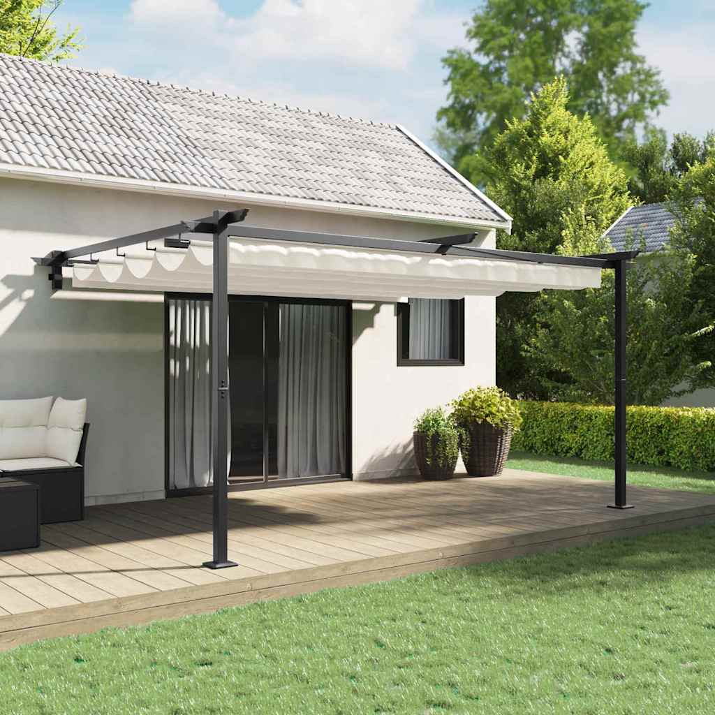 Pavillon 400 x 300 x 200 cm Cremefarvet Polyester