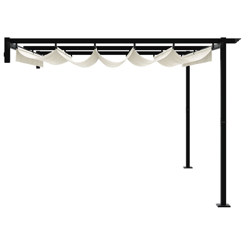 Pavillon 400 x 300 x 200 cm Cremefarvet Polyester