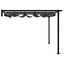 Pavillon 400 x 300 x 200 cm Antracit Polyester