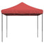 pop op-festtelt 292x292x315 cm foldbart bordeauxfarvet