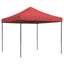 pop op-festtelt 292x292x315 cm foldbart bordeauxfarvet
