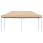 foldbart pop up-festtelt 580x292x315 cm beige
