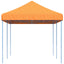 foldbart pop up-festtelt 580x292x315 cm orange