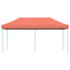 foldbart pop up-festtelt 580x292x315 cm terracotta