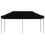 foldbart pop up-festtelt 580x292x315 cm sort