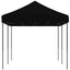 foldbart pop up-festtelt 580x292x315 cm sort