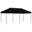 foldbart pop up-festtelt 580x292x315 cm sort